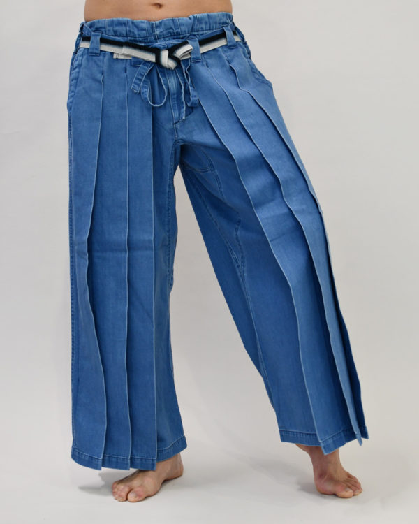 Yoshiyuki / Samurai Pants #9 "Five-year Wash" [indigo]