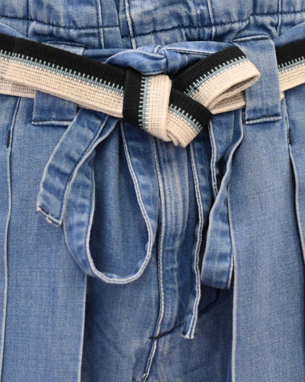 Yoshiyuki / Samurai Pants #9 "Five-year Wash" [indigo]