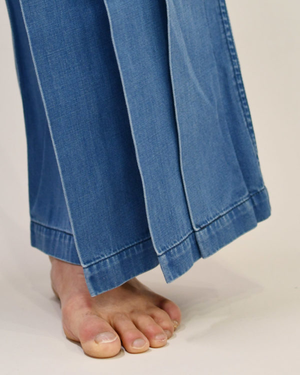 Yoshiyuki / Samurai Pants #9 "Five-year Wash" [indigo]
