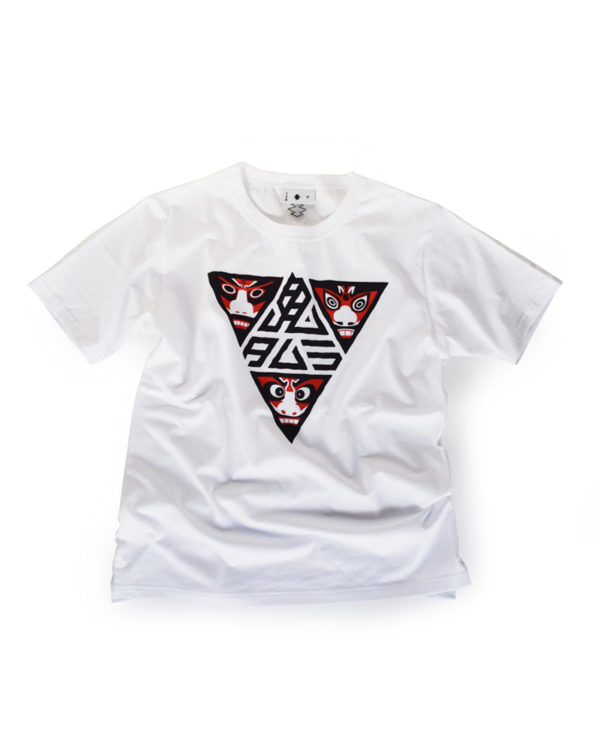 Yoshiyuki / T-shirt #84 "ONITAMURA2"  [white]
