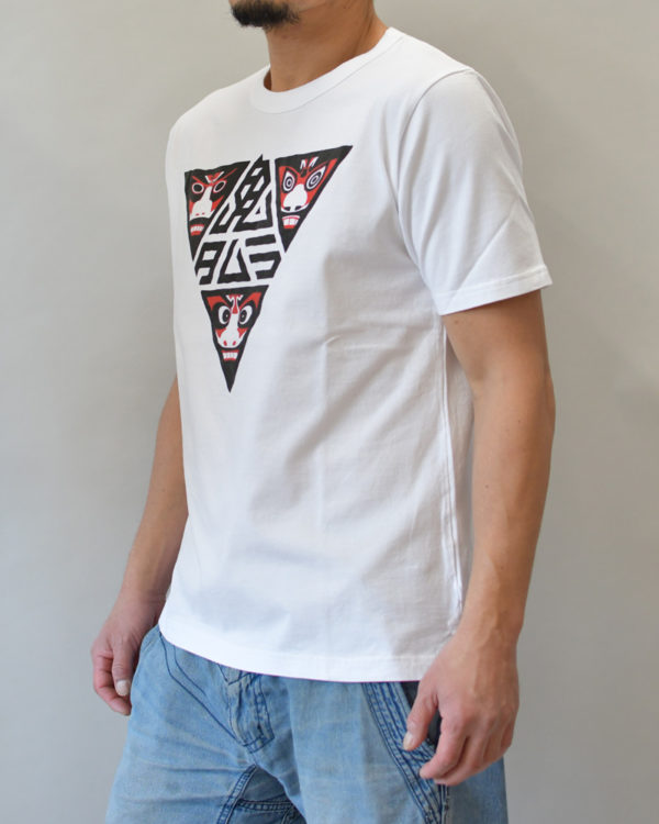 Yoshiyuki / T-shirt #84 "ONITAMURA2"  [white]