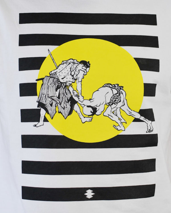 Yoshiyuki / T-shirt #84 "Sword Take-away" [white]