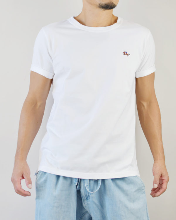 Yoshiyuki / T-shirt #84 "Samurai on the Horse" [white]